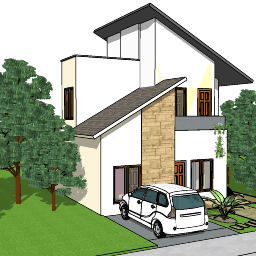 Kelas 11 SketchUp 3D model render