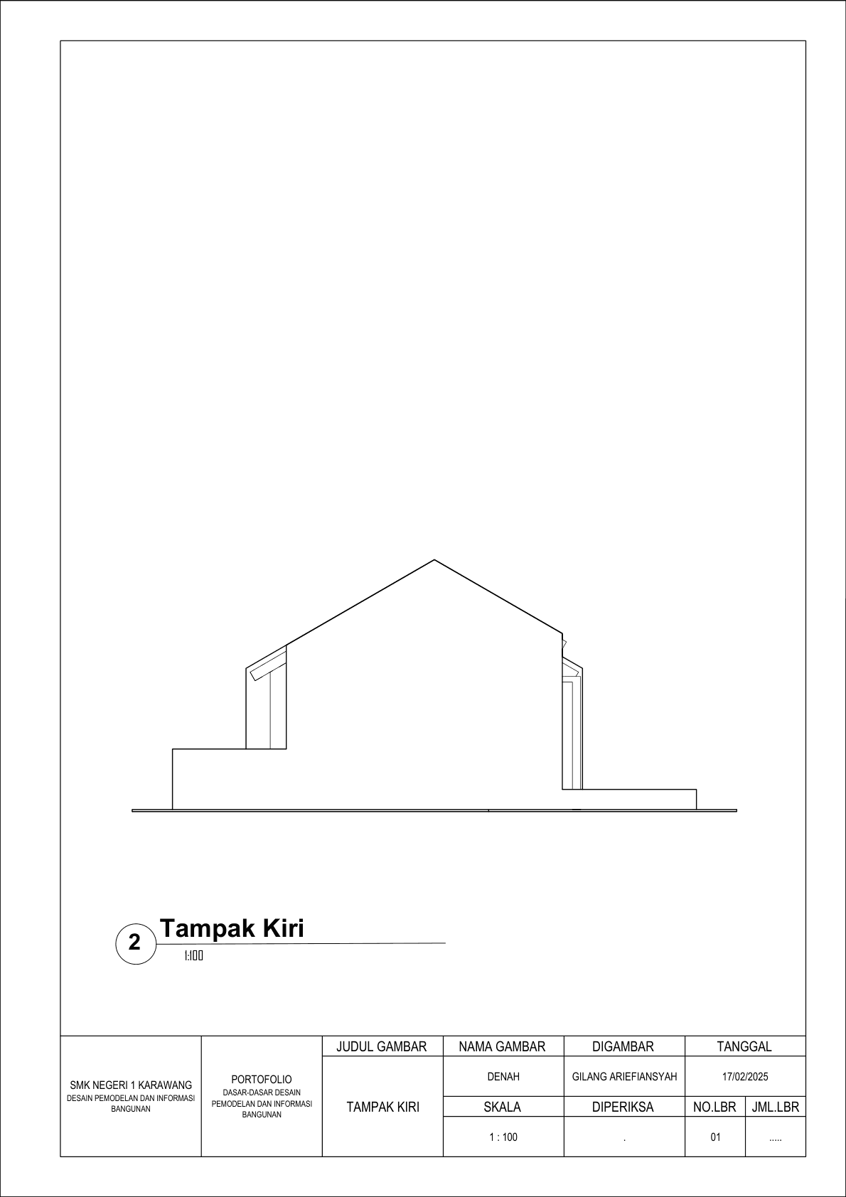 Kelas 10 architectural PDF drawings