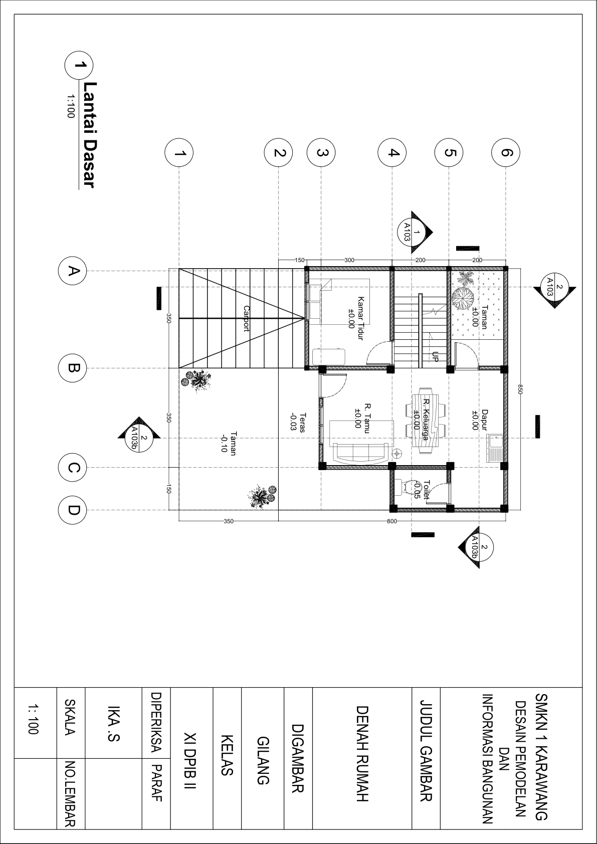 Kelas 11 architectural design documents