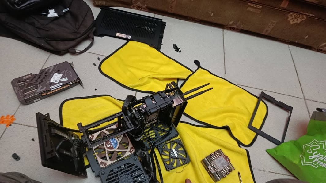 PC service and maintenance session